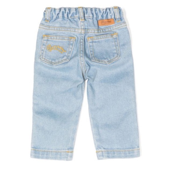 Bonpoint contrast-stitching denim trousers - Picture 2 of 6